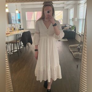 Anthropologie white Dress